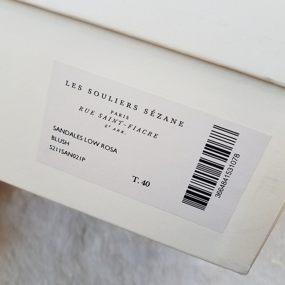 Sezane Rosa Low Sandals in Blush - Picture 11 of 11